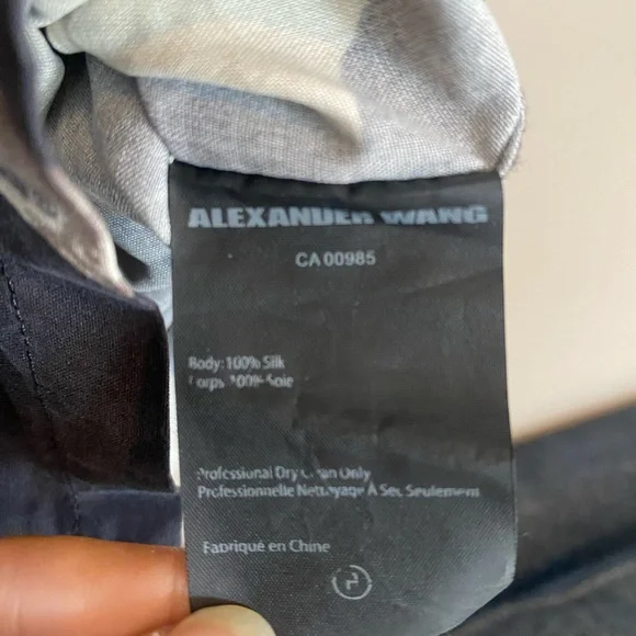 Alexander Wang Winter Camo Printed Silk Hawaiian Shirt - Picture 9 of 12